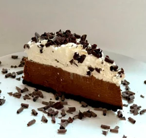 chocolate mousse porción