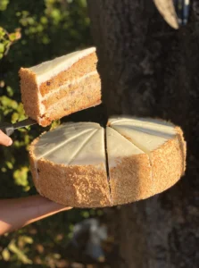 coconut walnut carat cake